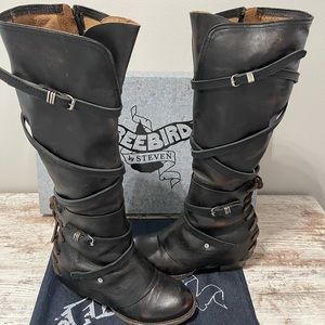 Freebird Cassius, black, size 9